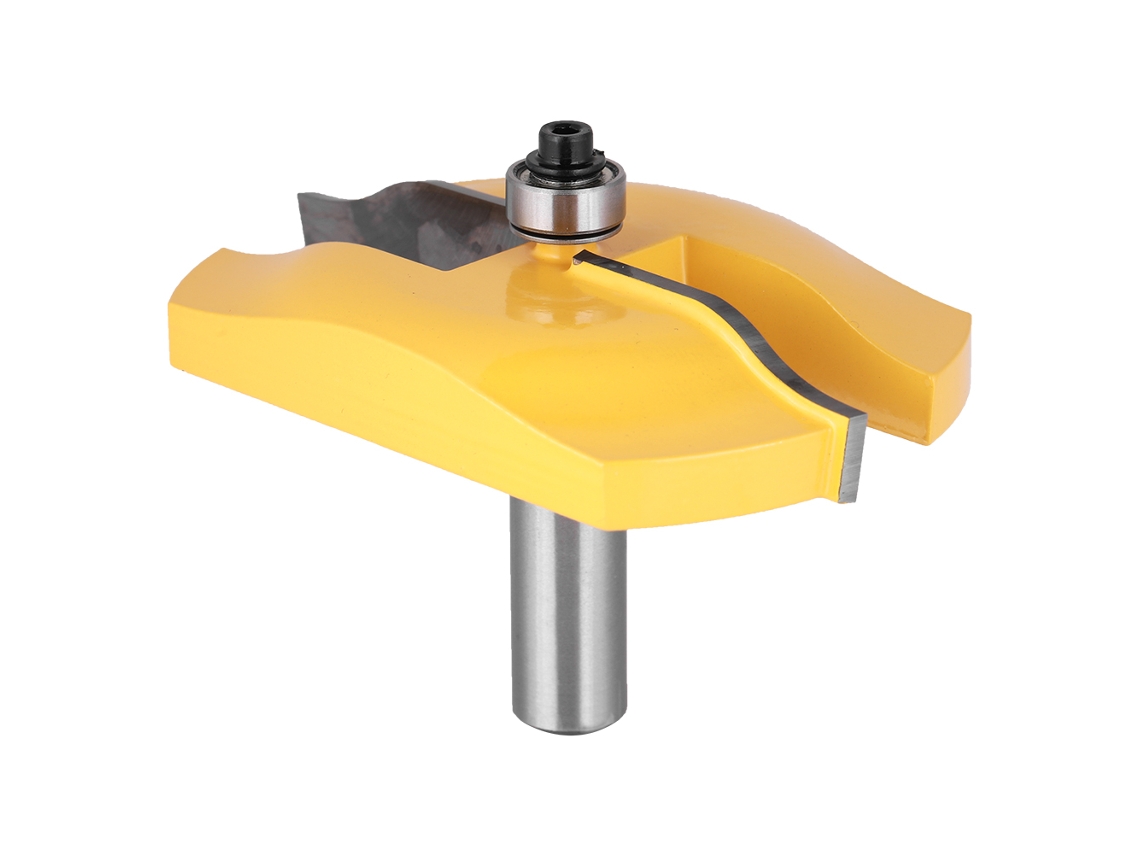 Fresa Router Bit YURU 1/2" com Haste para Bordas de Painéis e Portas de 3 1/2 Polegadas Madeira | S/MARCA