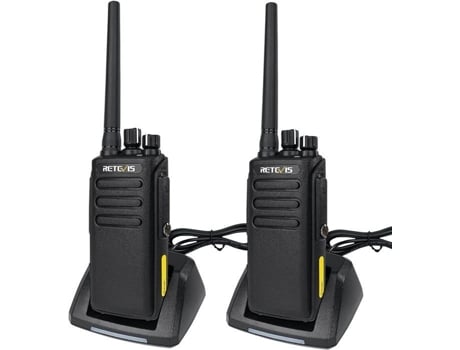 Rt81v Talkie Walkie De Longa Distância, Ip67, Recarregável 2200mah, Rádio Bidirecional Digital, Canteiro De Obras Retevis (2 Unid.)