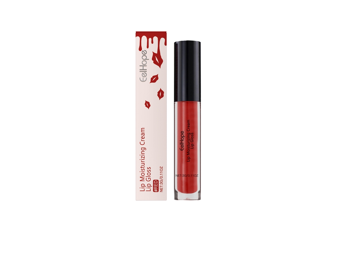 Brilho Labial Vermelho com Características Hidratantes e Nutritivas para Lábios LAXISCREED