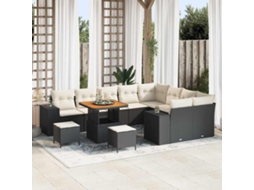 Vidaxl Conjunto De Sofá De Jardim 12 Unid. 9-número De Lugares