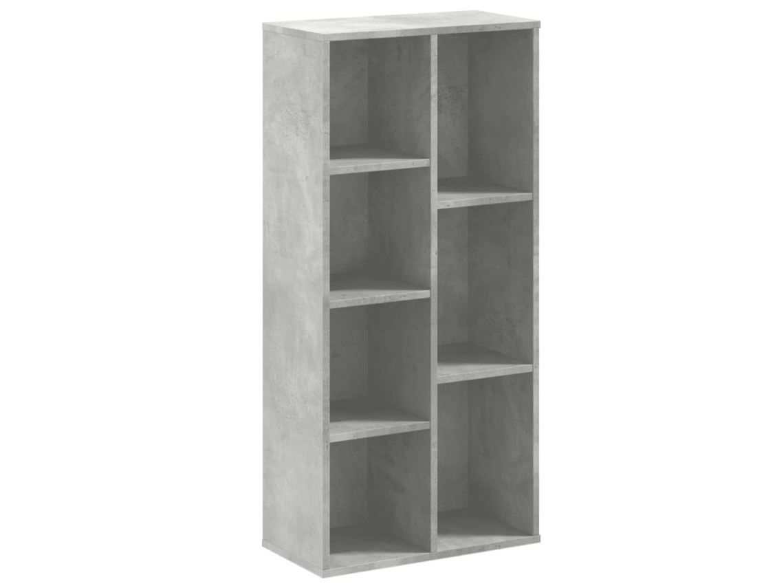 Bookcase, Bookcases Vidaxl Cinzeto Madeira Processada (n/a)