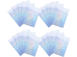Papel adesivo holográfico imprimível, superfície brilhante, 20 folhas para impressoras Ink Jato, ideal para