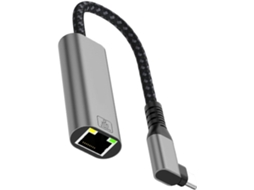 Usb 3.0, De Rede Tipo C Para Rj45, Suporta Conector Angular 2,5 Gbps