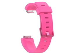 Lurelia Pulseira De Silicone Rosa Brilhante, Compatível Com Fitbit Inspire/ Hr