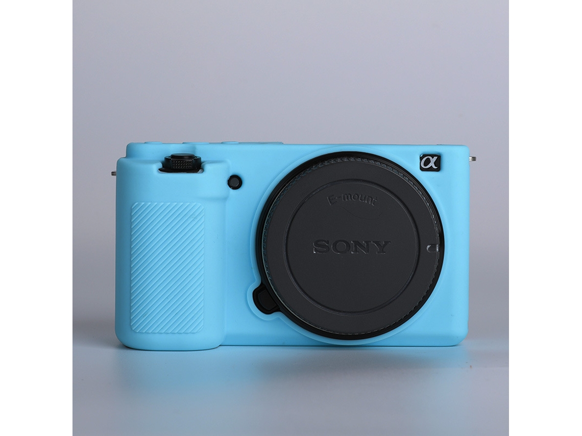 Capa para Sony Zv E10 Acessórios de Silicone para Câmera CUICH (azul Celeste)