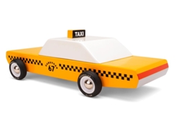 Carrinho De Brinquedo De Madeira Candylab Candycab Clássico Táxi Americano