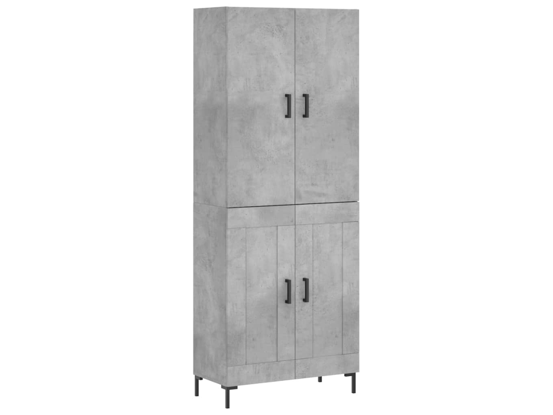 Highboard, Highboards Vidaxl Cinzeto Madeira Processada (n/a)