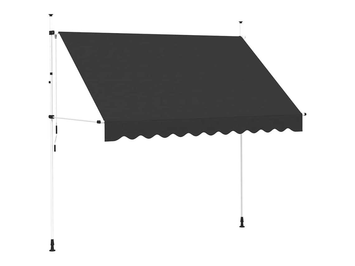 Retractable Awning, Retractable Awnings Vidaxl Antracite Tecido (n/a)