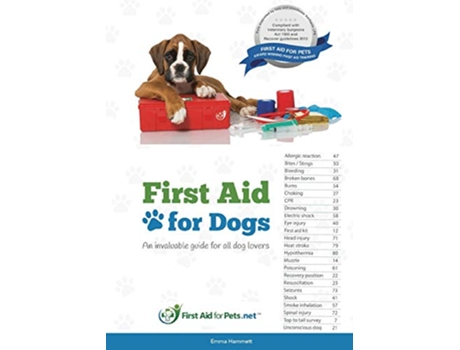 Livro First Aid for Dogs An invaluable guide for all dog lovers de Emma Hammett RGN (Inglês)