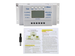 Regulador de Carga Solar MPPT 12v 24v 40a com LCD para Sistema de Iluminação Pública com S/MARCA