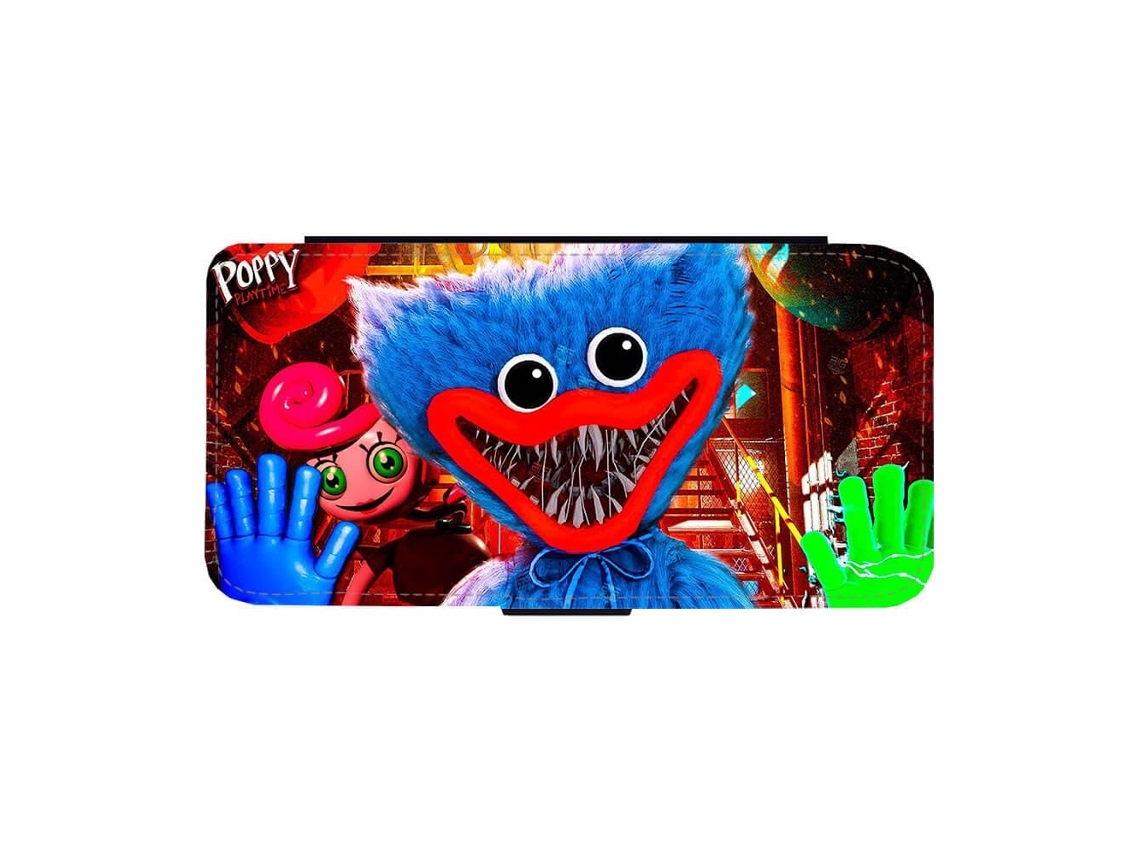 Capa Flip Para Iphone 17 Pro Com Estampa Da Poppy Playtime