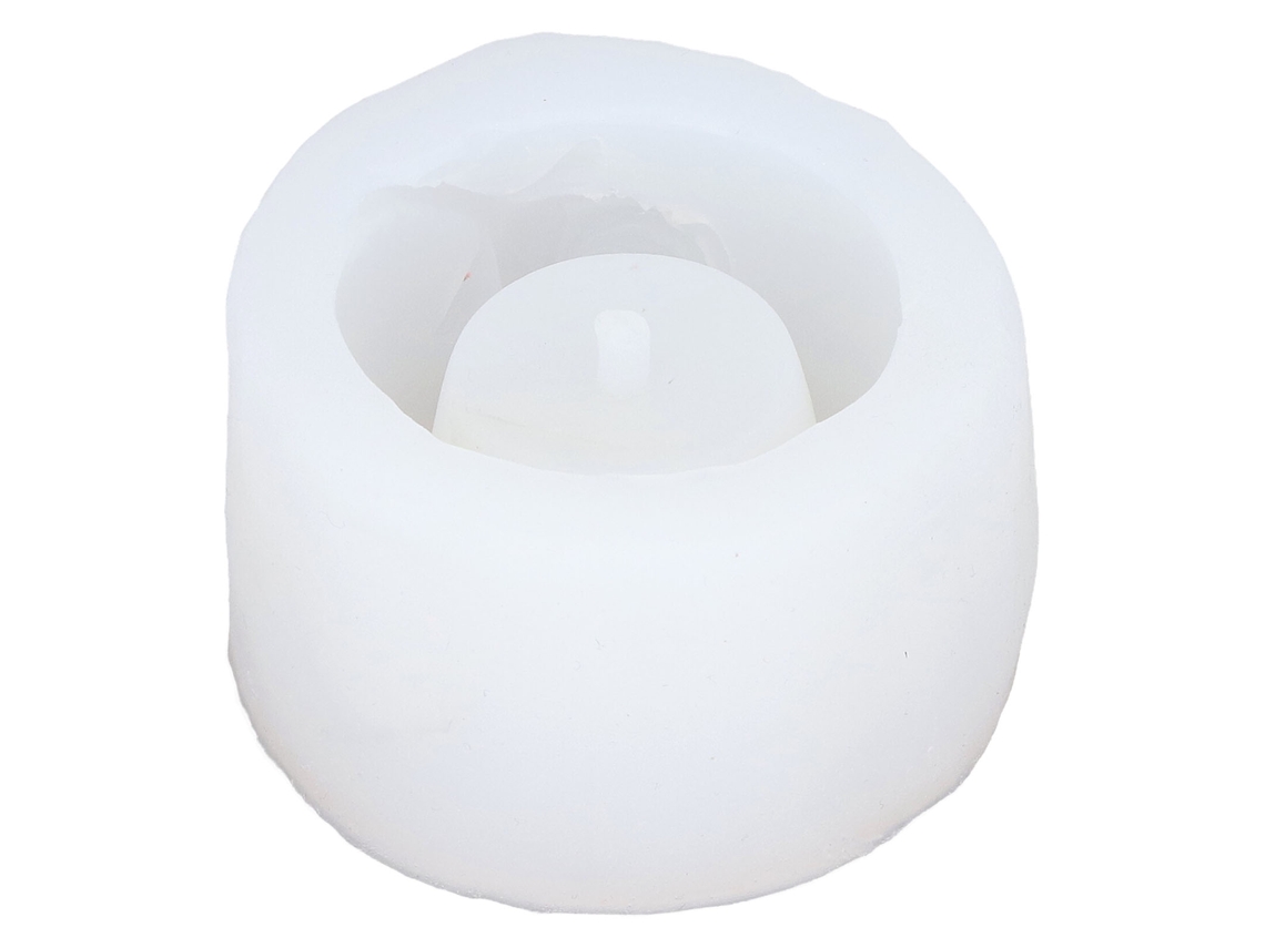 Molde De Silicone Para Vasos De Flores Com Buraco De Drenagem