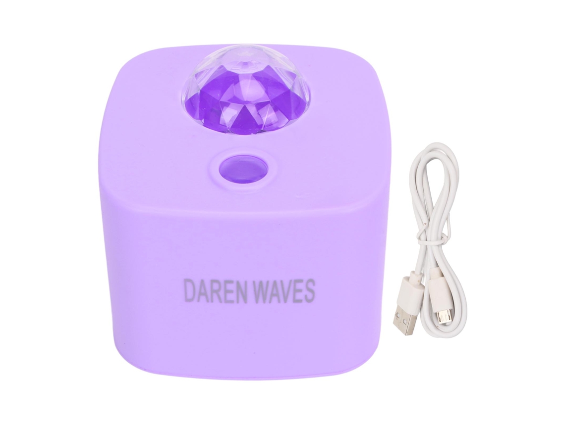 2026 projetor de Luz Noturna de Ondas e Estrelas com Cabo Usb Led para Festa e Decoração de Quarto Roxo