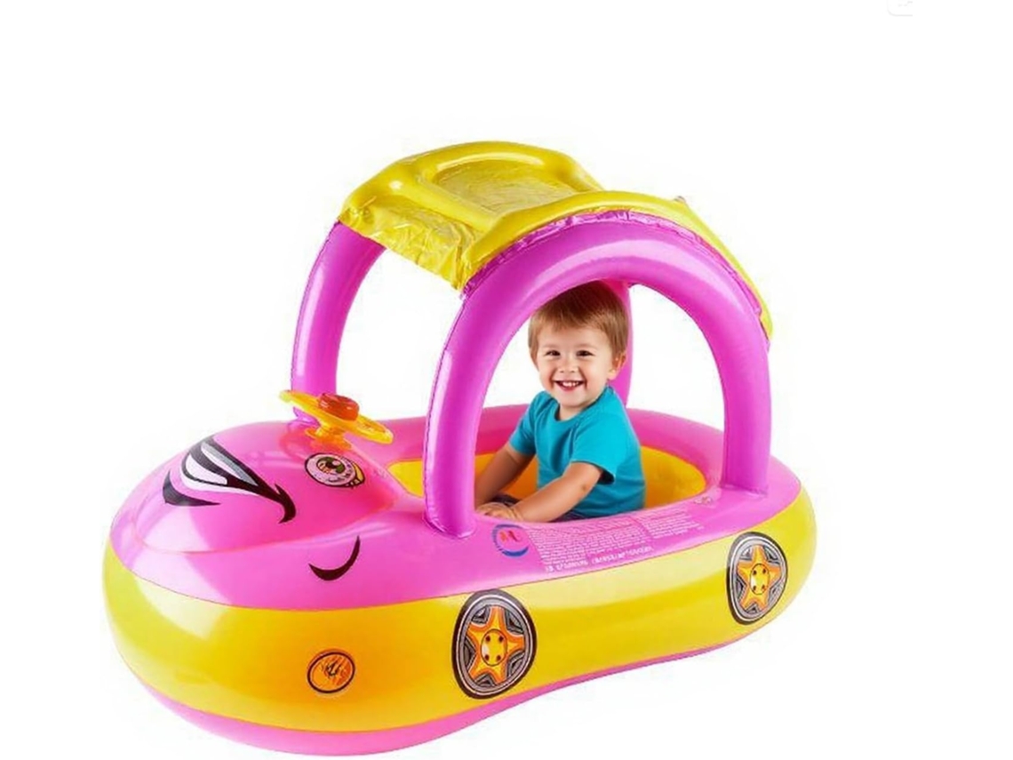 Boia Inflável Infantil Com Proteção Solar Para Atividades Aquáticas De Verão. Vayotoy