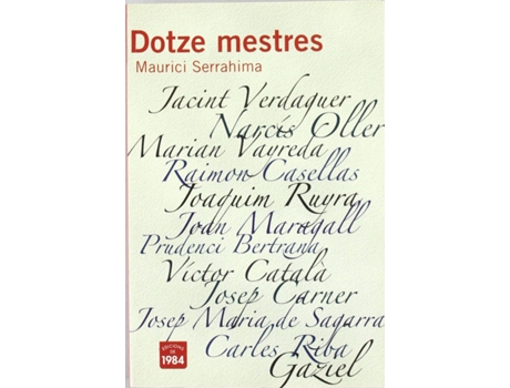 Livro Dotze Mestres de Maurici Serrahima Bofill (Catalão)