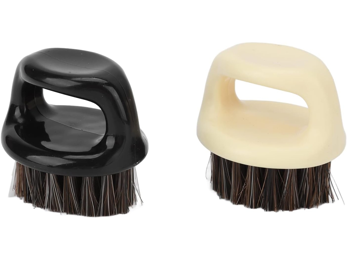 Conjunto de 4 Escovas para Bigode Knuckle, Ferramentas para Estilizar Barba, Cabo Macio e Confortável com SFUSHOS
