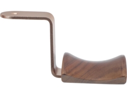 Suporte De Parede Para Fones Ouvido Villcase, Universalmente Compatível, Em Alumínio E Madeira, Resistente, Cor