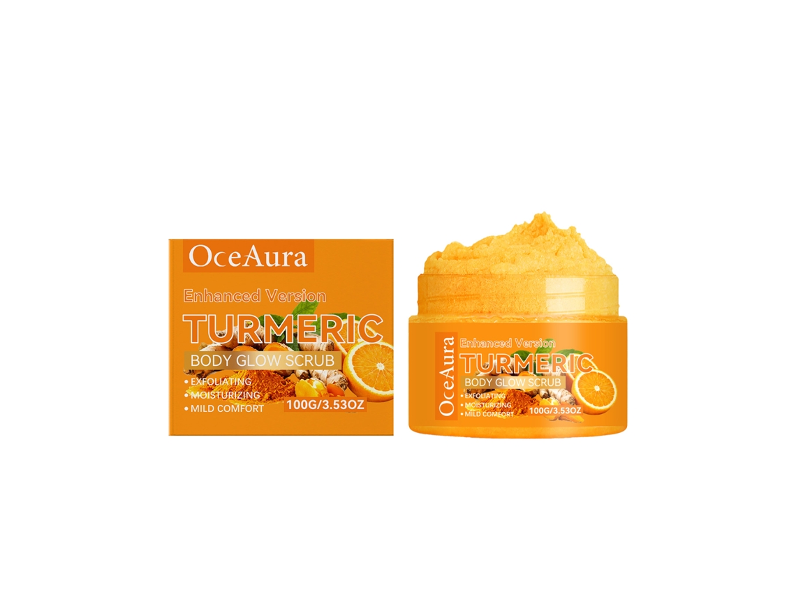 Gel Exfoliante Corporal Cúrcuma Laranja Doce Oceaura