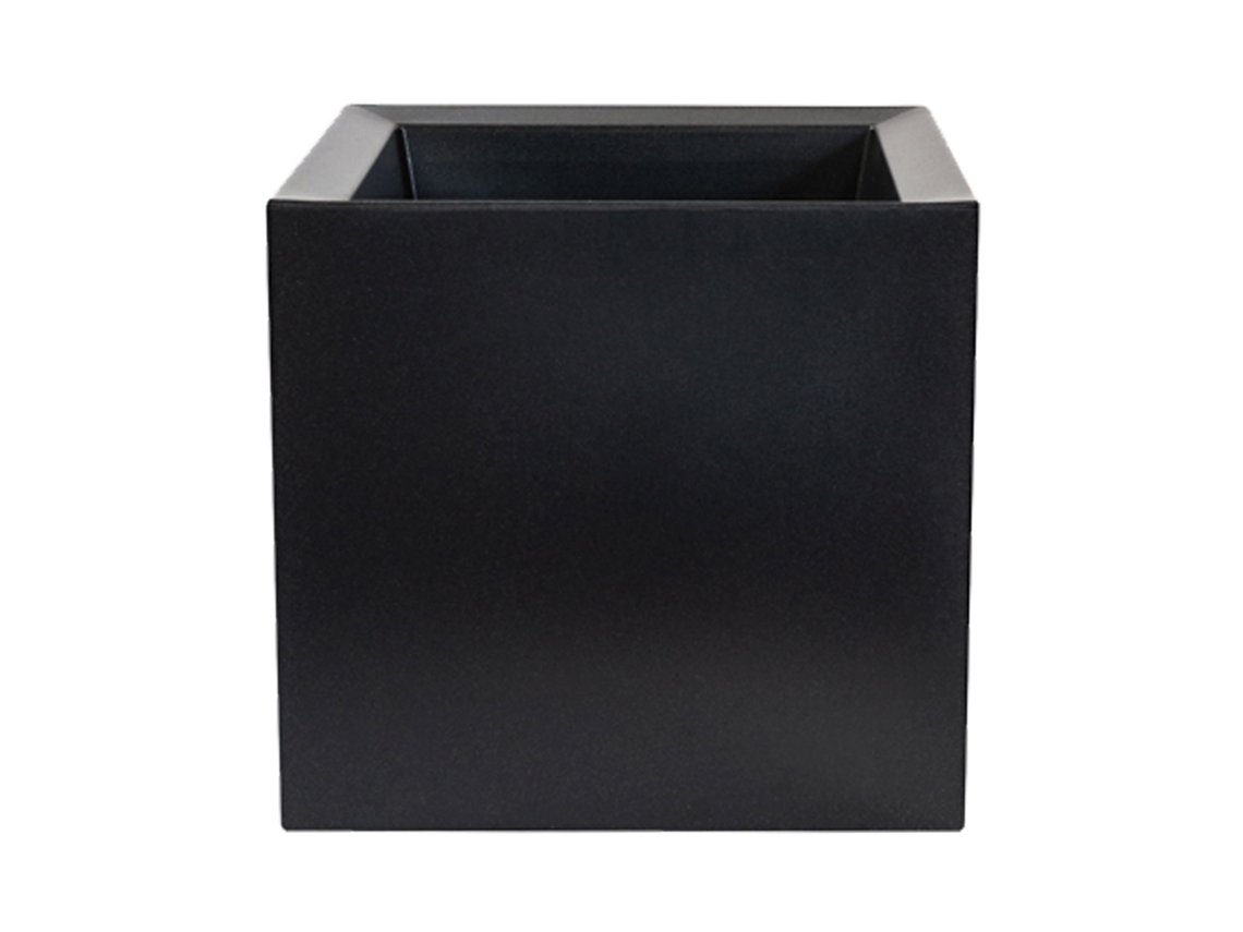 Vaso de Flores Modelo "dan i Cube", 57l Antracite WELLHOME