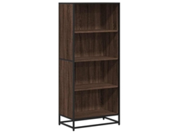 Bookcase, Bookcases Vidaxl Marrom Madeira Processada (n/a)