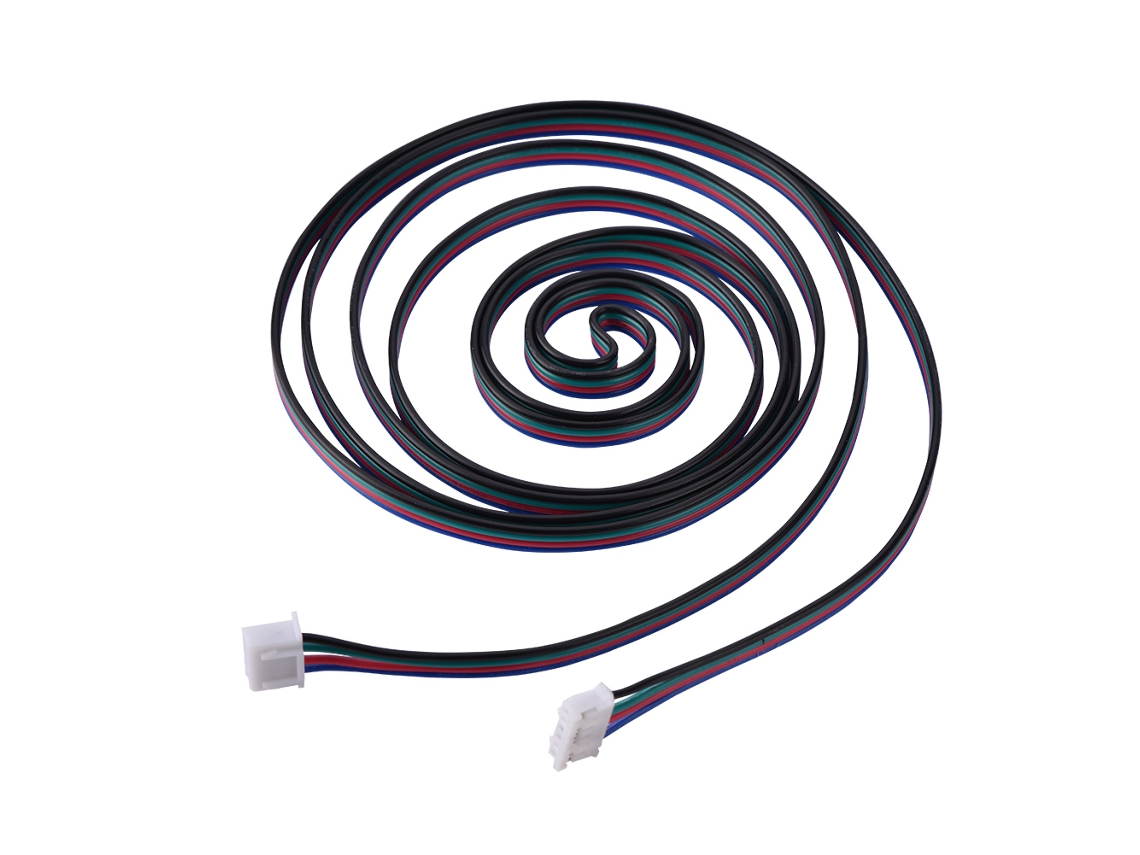 Cabos De Motor De Passo A Passo Hx2.54 4 Pinos 6 Pinos Branco 1500mm Para Impressora 3d
