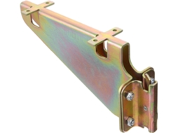 Suportes De Prateleira Galvanizados Para Trilho E, 24x10,5x5,5, Fixação Estável Cm