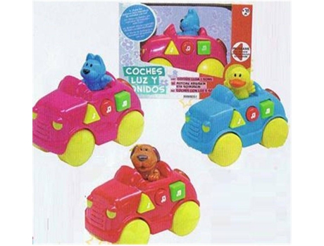 Carrinhos com Animais IMPORTACION Luz e Sons Sortidos