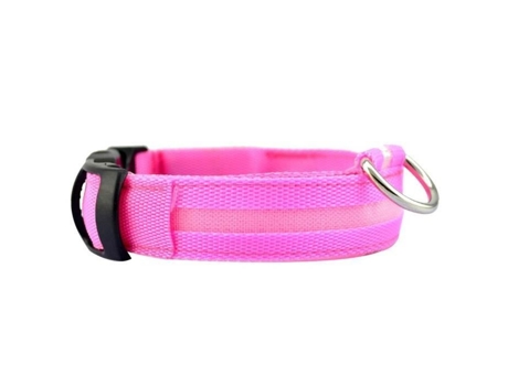 Coleira Led para Cães com 3 Modos de Piscar Segurança Noturna para Cães Coleira de Segurança para Cães Pequenos Médios e Grandes SHLK