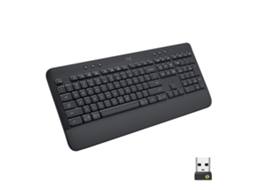 Teclado LOGITECH Signature K650 Keyboard (Bluetooth - Suiço - Cinzento)