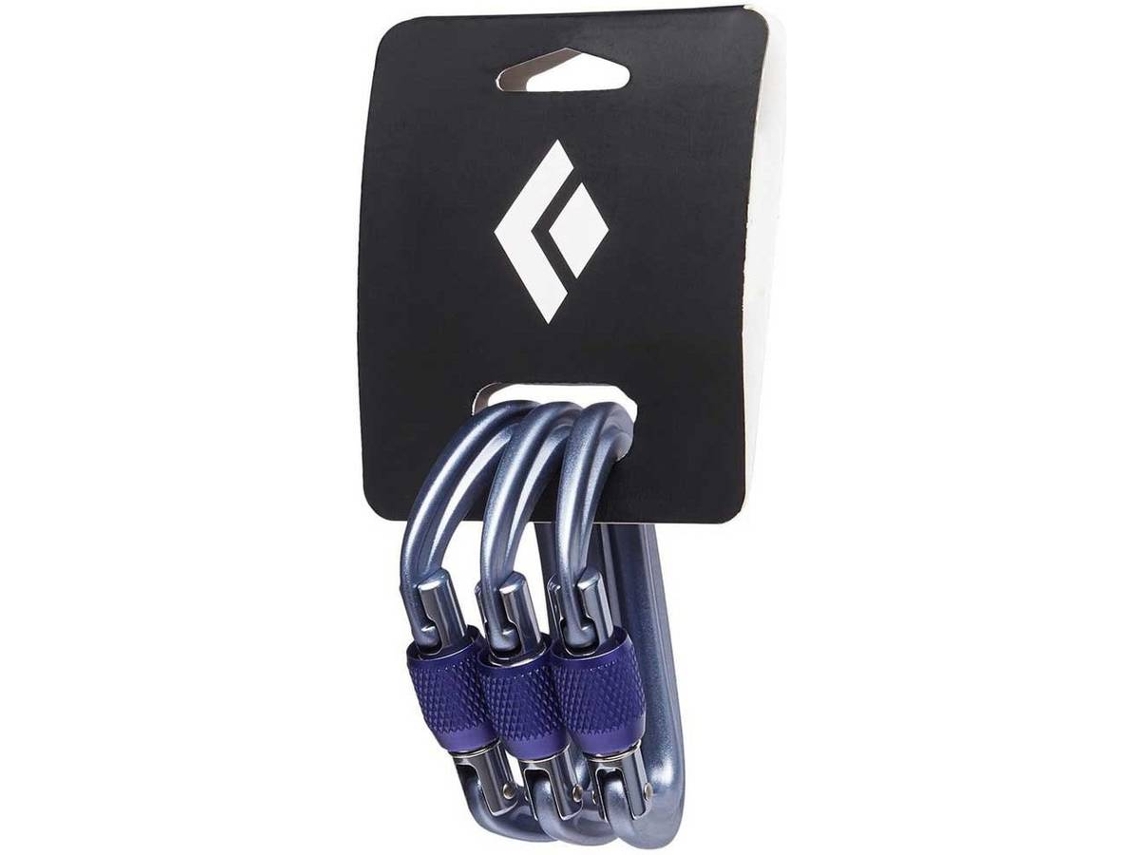 Mosquetão De Escalada BLACK DIAMOND Lite Forge 3 Pack (Cinzento - Tamanho Único)