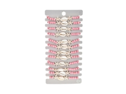 Conjunto De Pulseiras Trançadas Com Contas De Madeira Turquesa E Pingente. Ideal Para Presentear. Nostalgia88
