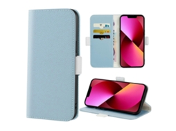 Capa De Couro Com Textura De Lichia E Cor De Doce Para Iphone 13