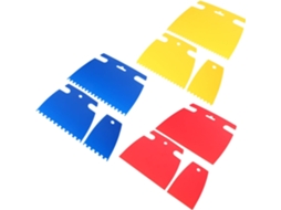 Conjunto de 9 espátulas de plástico Alipis para pintura S/MARCA