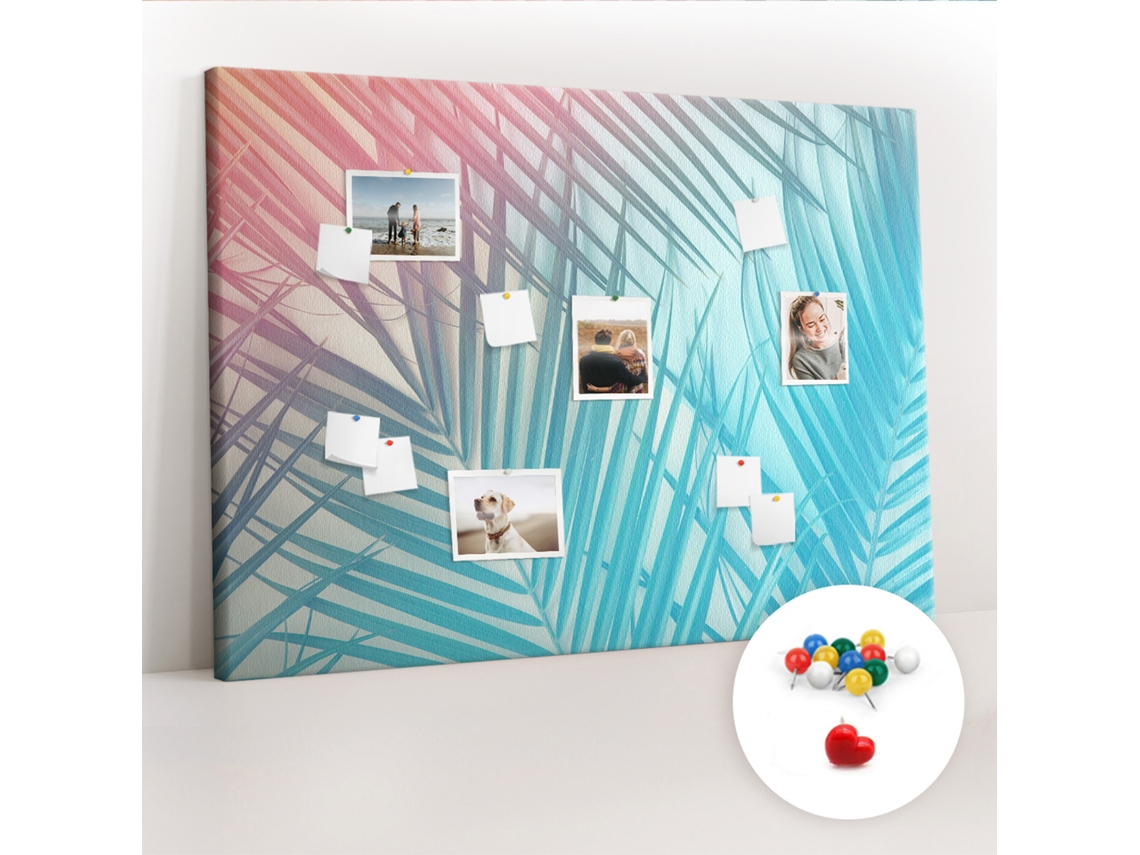 Painel De Cortiça Para Parede Palmeira Tropical Para O Quarto Das Crianças Espelharte (140x100 Cm)