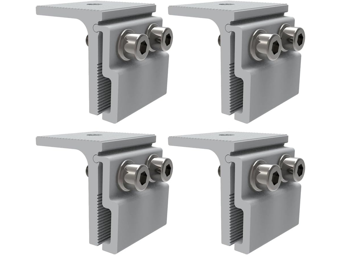 Grampo De Costura Vertical, 1/4 Peças Para Montagem Em Telhado De Pvc