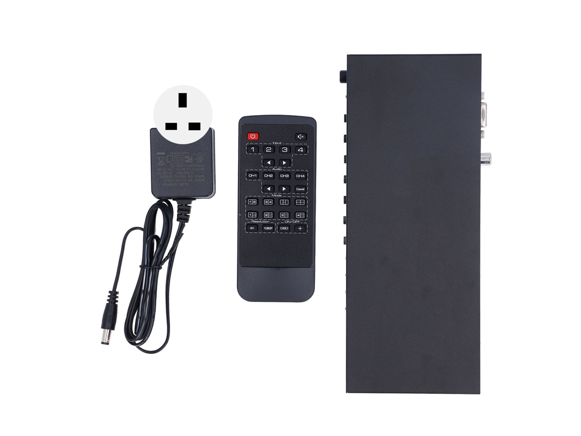 Visualizador Quad Hdmi 4 em 1 LAXISCREED 4k
