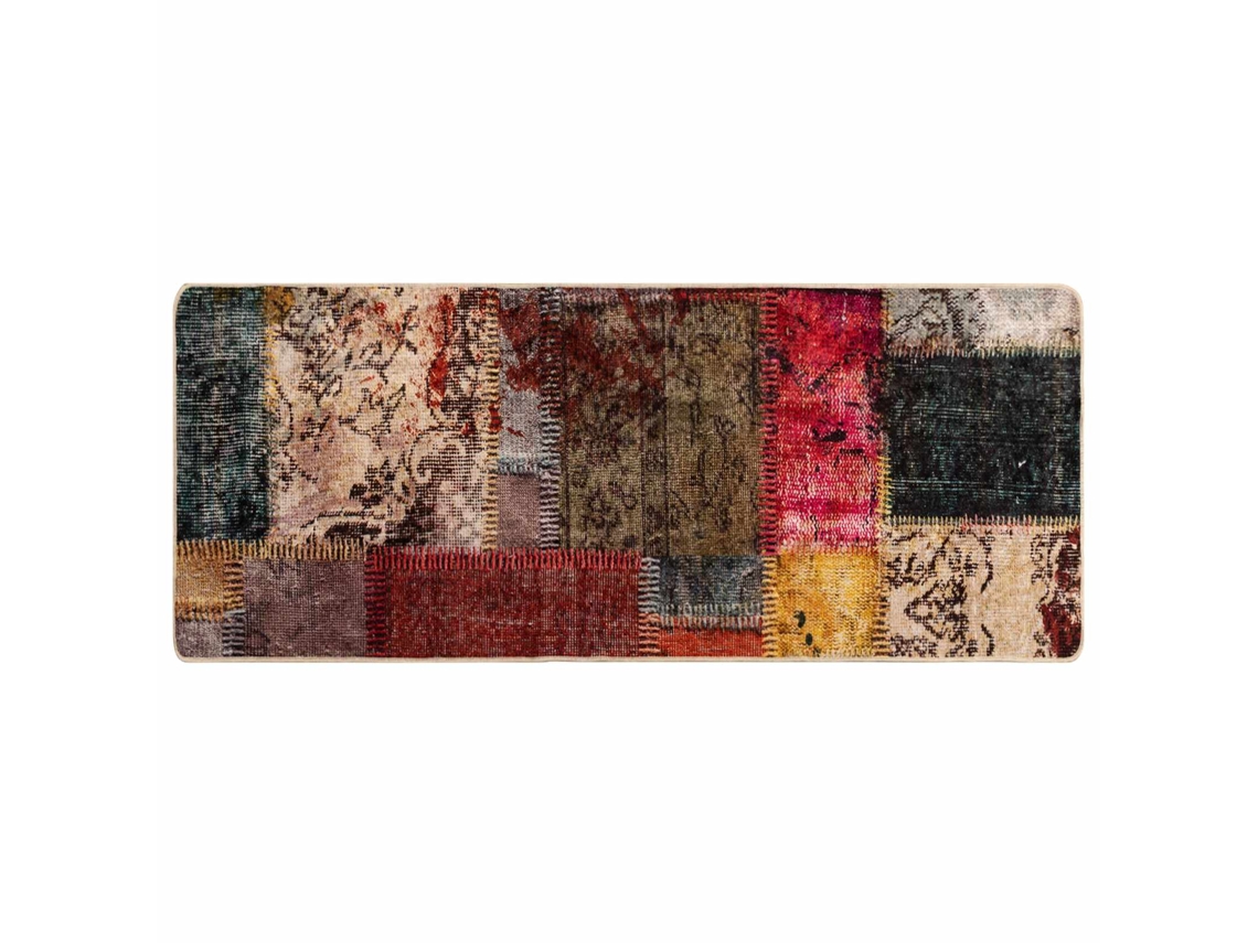 Conjunto 1 Tapete Runner Vidaxl Multicolorido Poliéster (50 X 100 Cm)