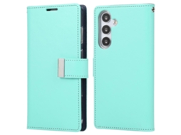 Capa Para Celular Samsung Galaxy S25+ 5g Goospery Rich Diary Em Couro Com Textura Crazy Horse