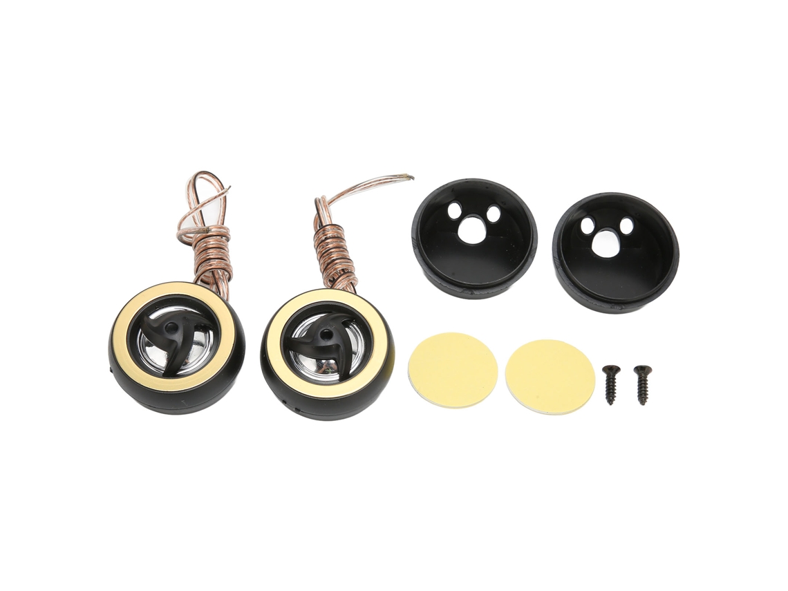 Aetheria 2pcs Tweeter de Cúpula 150w 4 Ohm com Capacitores Embutidos para Sistemas de Áudio Automotivo