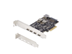 Startech.com 5 portas USB PCIe Card, USB 3.2 10gbps, PCI Express Card com 4 portas USB C, 1 porta interna USB A, USB PCI