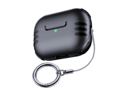 Proteção completa contra impactos com airbag e anel para cabo para AirPods Pro 2 GIECY