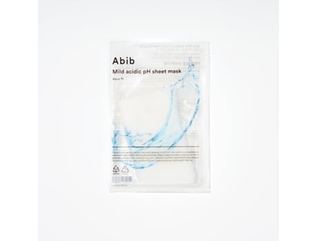 Máscara de tecido Abib Aqua Fit com pH ácido suave