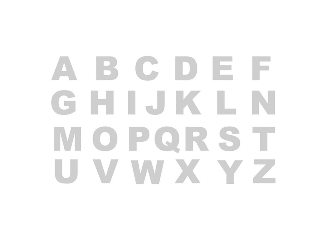 Molde De Plástico Em Formato De Letras Grandes (8 Unidades) Para Fondant, Chocolate, Gelatina, Decoração De Bolos, Forno A Vapor, Faça Você Mesmo. Ide