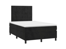 Box Spring Bed, Box Spring Beds Vidaxl Preto Veludo (120 X 190 Cm)