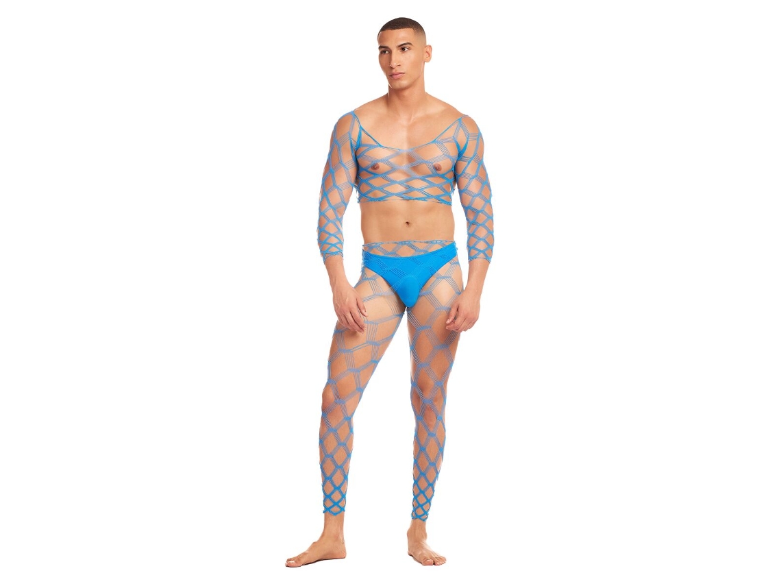 Conjunto de Lingerie Rainbow Party Azul S/m VETONEK