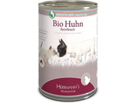 Ração para Cães HERRMANNS (800 g - Húmida - Todas as Idades - Sabor: Frango)