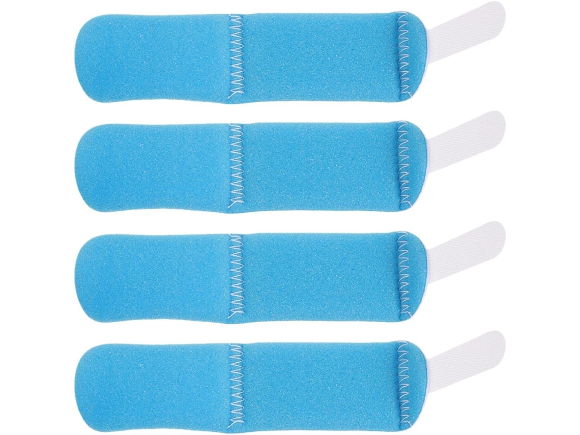 Pulseiras de identificação hospitalar Pretyzoom, confortáveis e seguras, conjunto de 4 unidades, em esponja e poliéster.