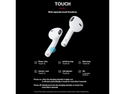 Fones De Ouvido Sem Fio Lenovo Ht38 Tws Bt5.0 Com Som Hifi Chamadas Hd Controle Tático E Microfone Compatível Com Android/ios/windows