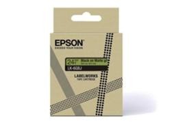 Epson Cartucho De Etiquetas Matte Tape   Green/black 18mm(8m)   Lk-5gbj