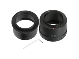 2026 adaptador T para Telescópio e Adaptador de Lente T2 para Fx para Câmera Fujifilm Fx, 2 Polegadas